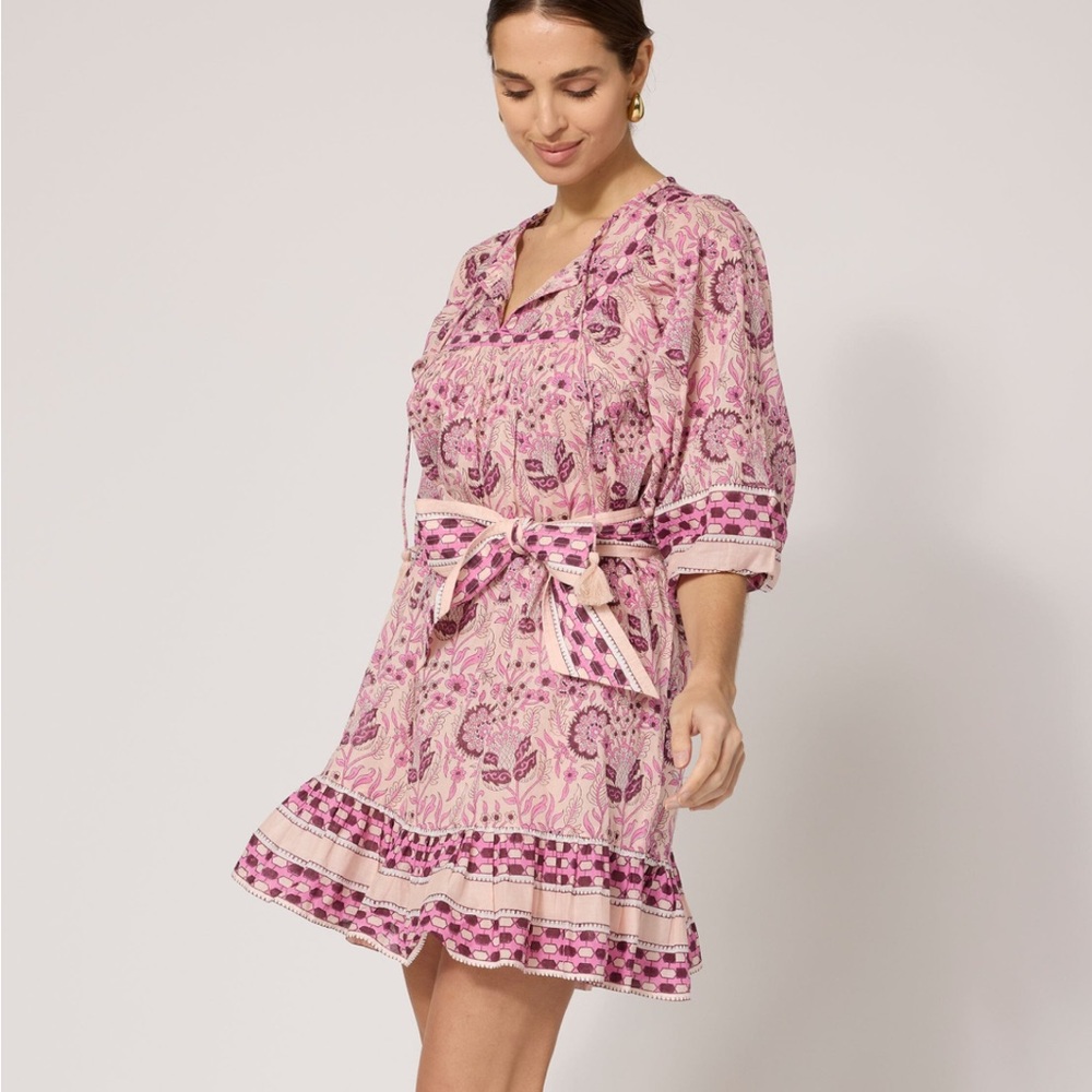 Cleobella MAGDALENA MINI DRESS | VINTAGE ROSE